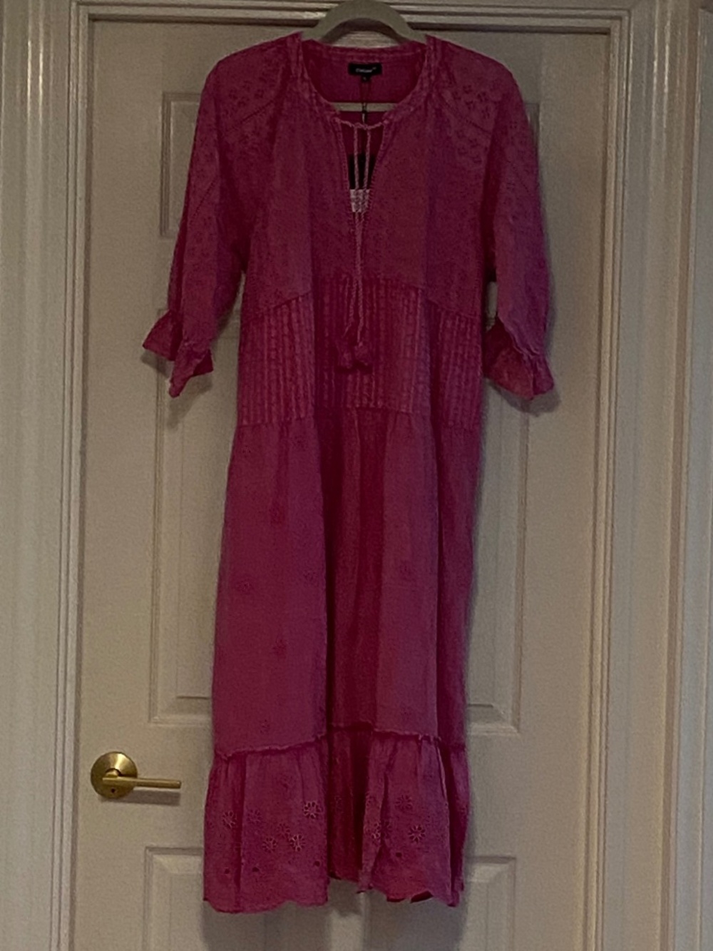 Pink Tolani Tiered Dress NWT, XL